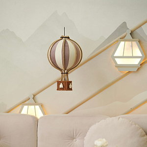 Декоративный воздушный шар MyMongolfier, пудра, 25 см